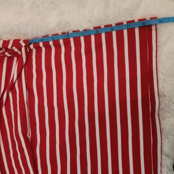 Coco & Tashi red and white striped spaghetti strap dress - Picture 7 of 8